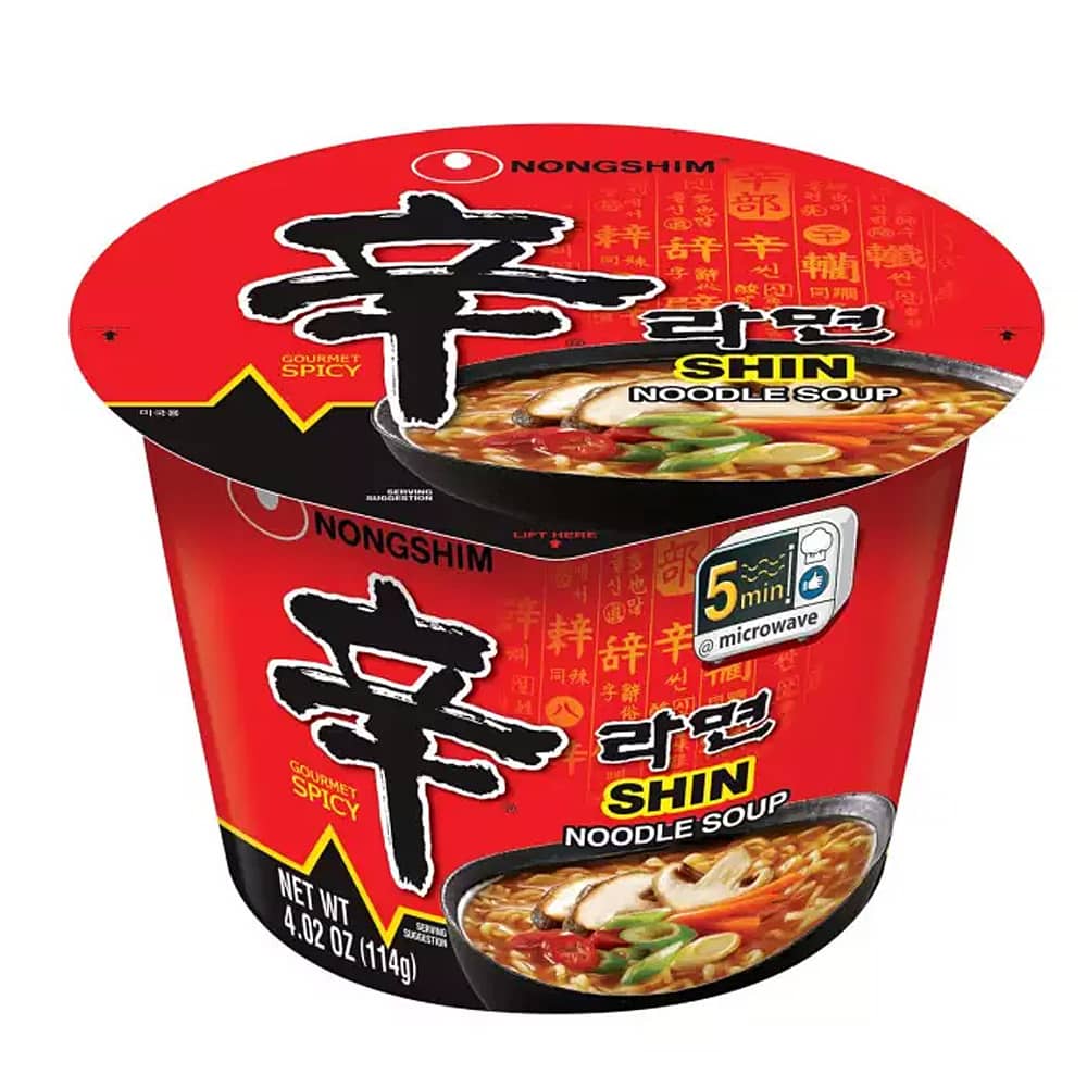 Nongshim Shin Ramyun instant tészta tálban 114g