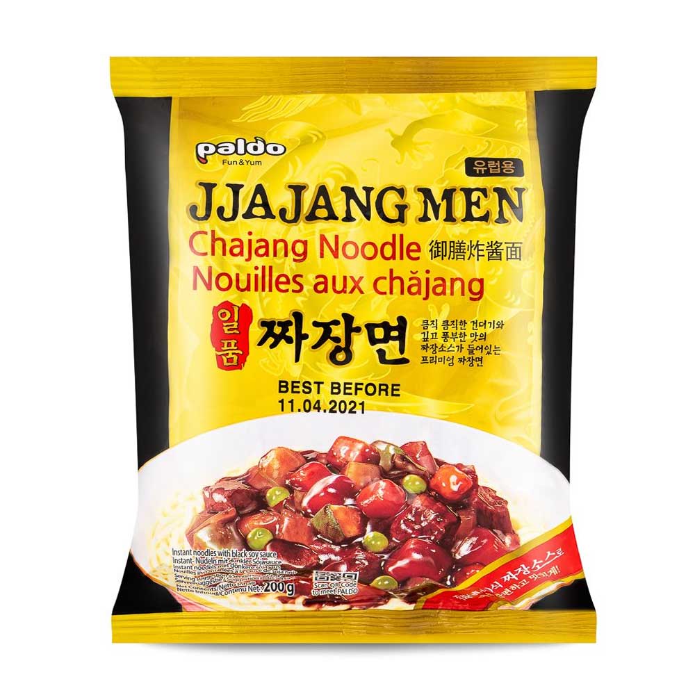 Paldo Jjajangmen Ramen Tészta Multipack 4x200g