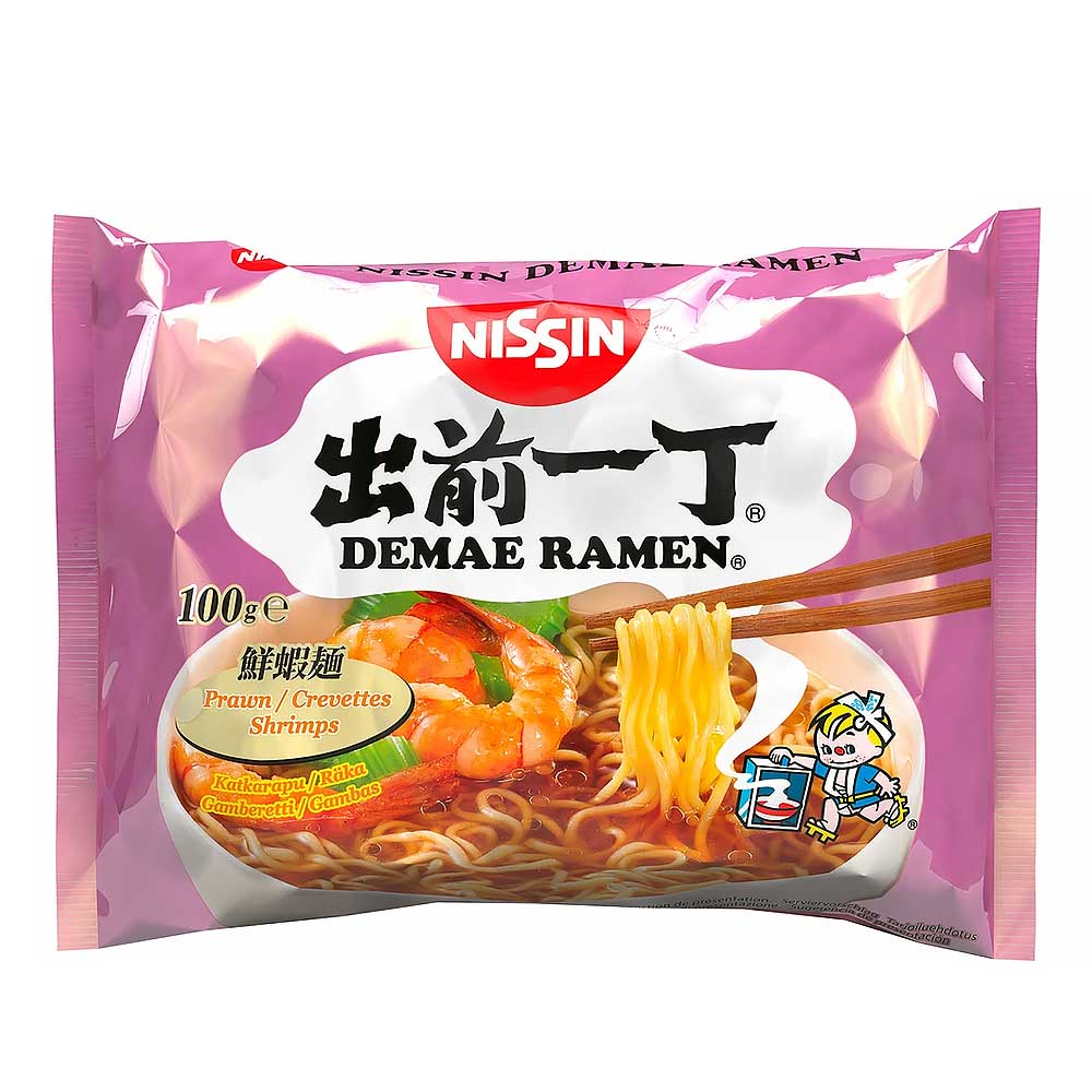 Nissin Demae Garnélarákos Ramen 100g