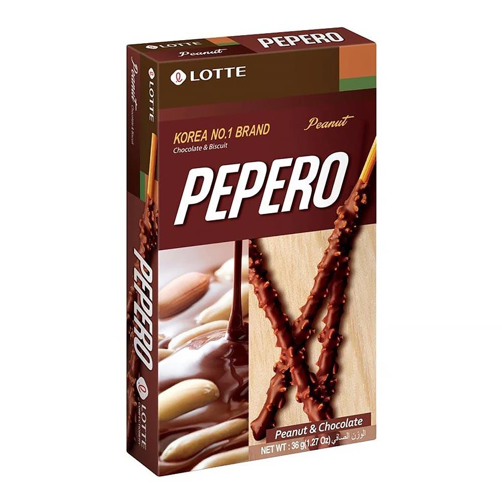 LOTTE Pepero Peanut & Chocolate 36g