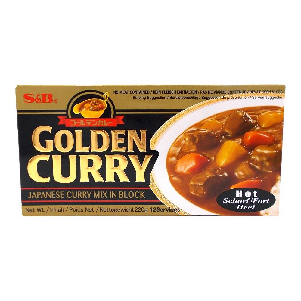 Golden Curry Mix Hot 200g