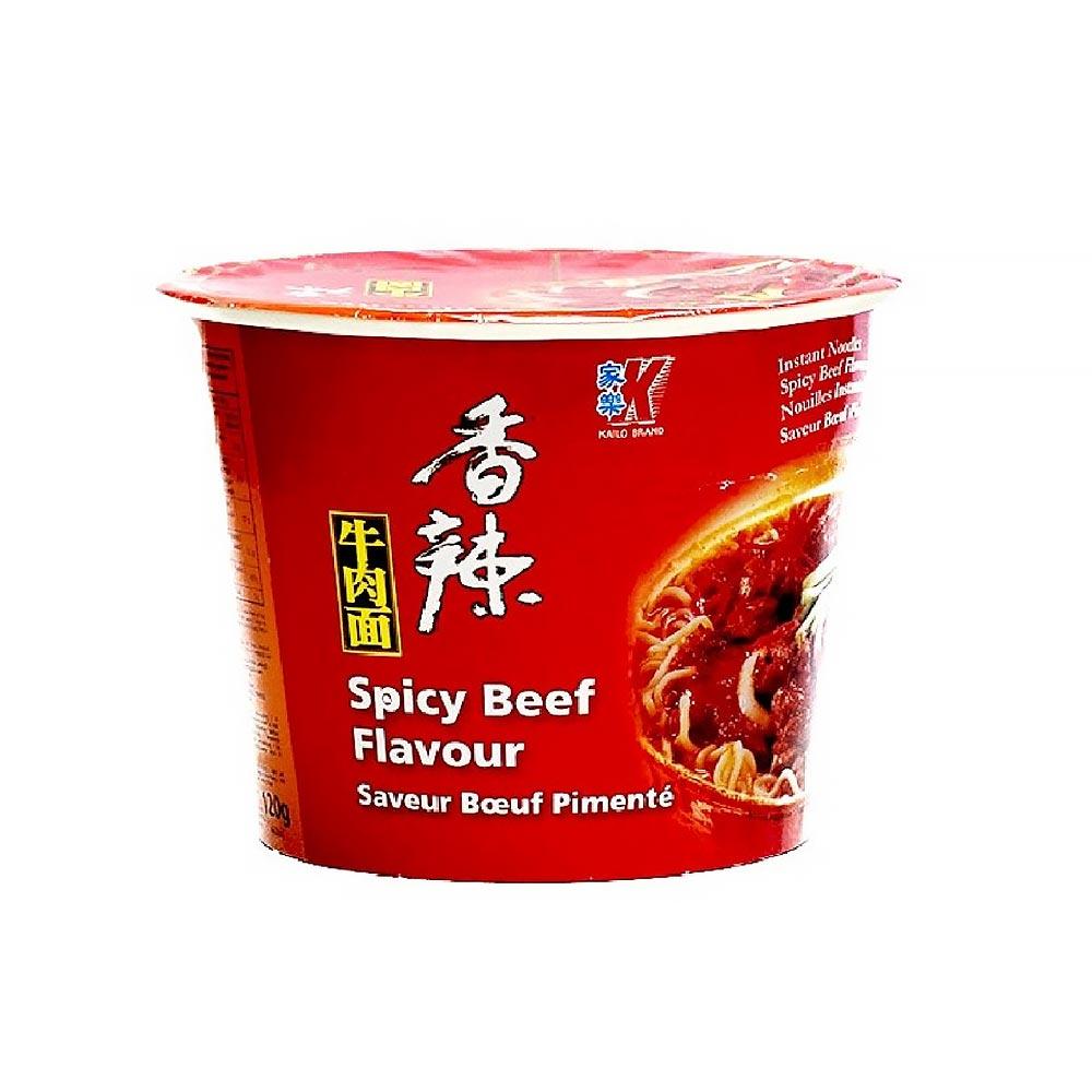Kailo csípős marhahúsos instant tészta nagy tálban 120g
