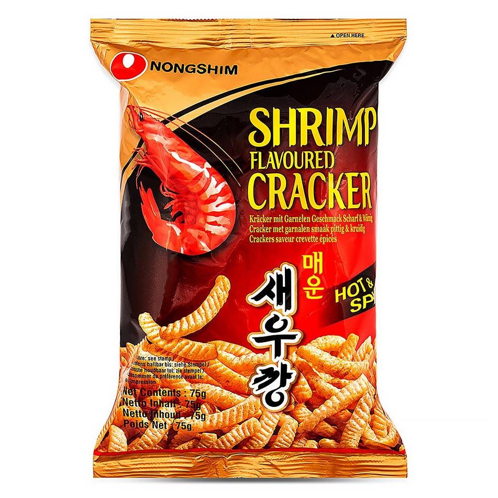 NONGSHIM Shrimp Flavoured Cracker Hot & Spicy 75g