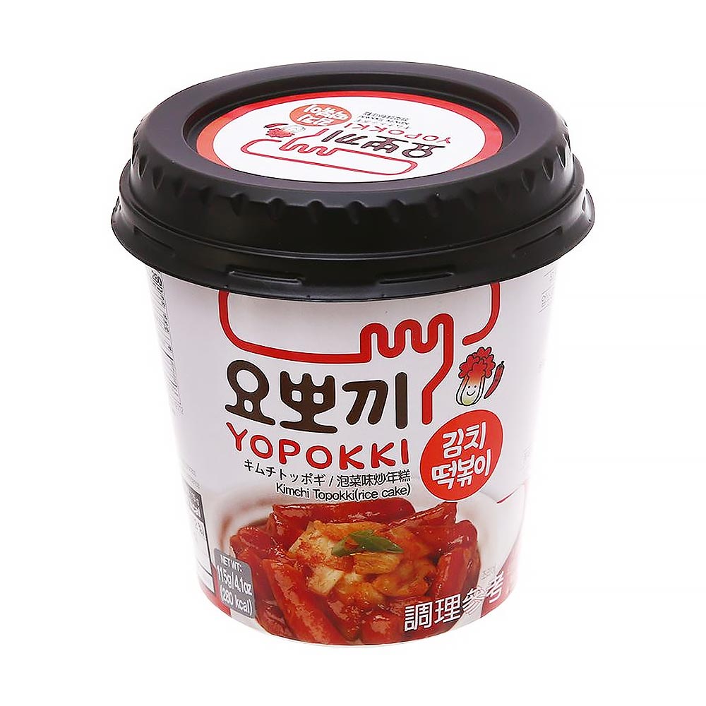 Yopokki Rice Cake Cup Kimchi 115g