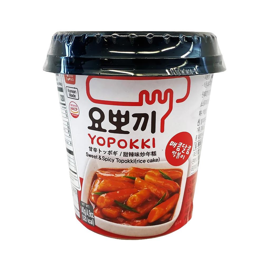 Yopokki Sweet & Spicy Cup 140g