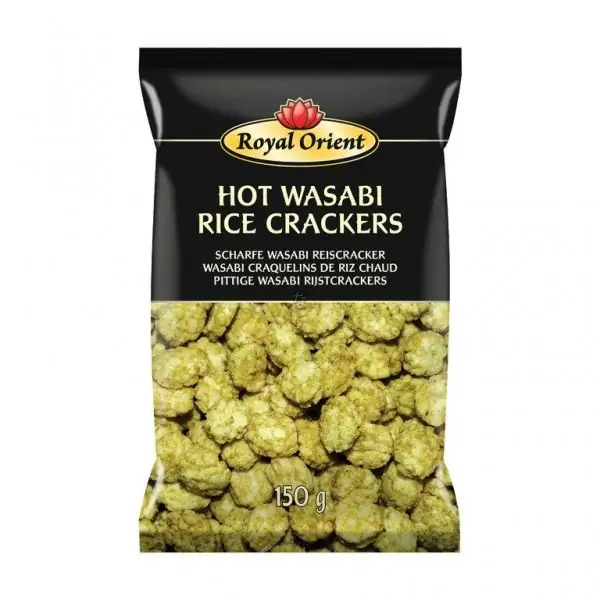 Royal Orient Csípős Wasabi Rizskeksz 150g