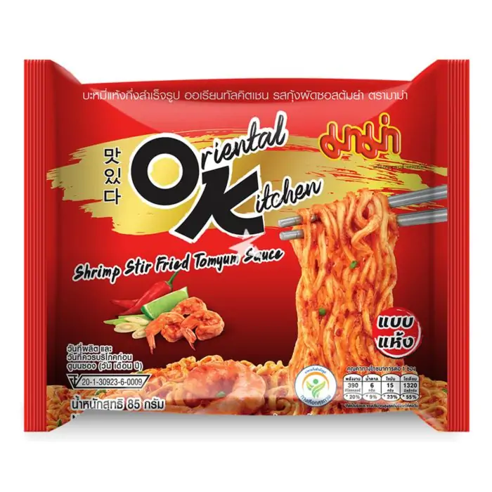 Mama Csípős Koreai Rák Ízű Instant Sült Tészta 85g