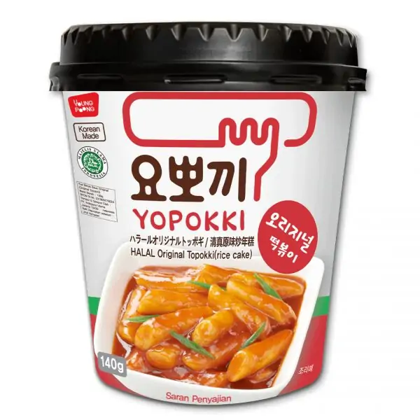 Yopokki Halal Spicy Cup 140g
