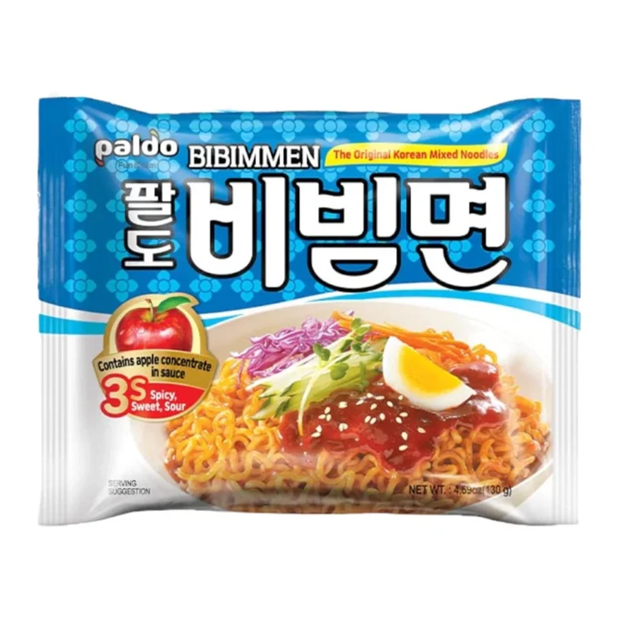 Paldo Ramen Bibim Men Sült Tészta 130g