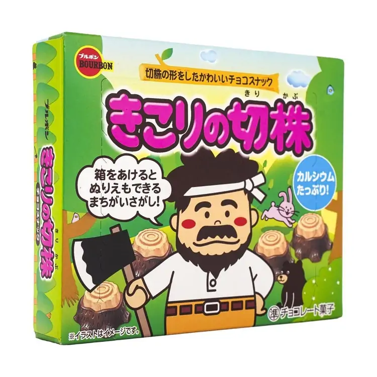 Bourbon Kikori Stump Csokoládés Keksz 66g