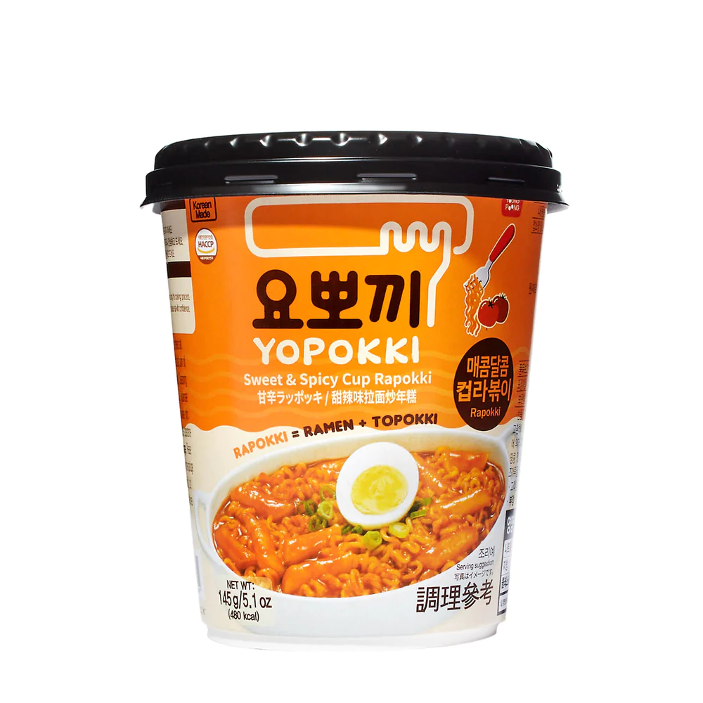 Yopokki Rabokki Tálban - Édes és Csípős 145g