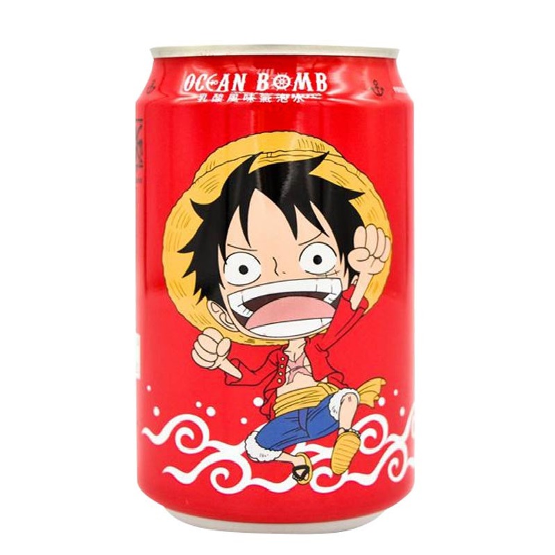 Ocean Bomb One Piece - Luffy - Joghurtos Szénsavas Üdítő 330ml