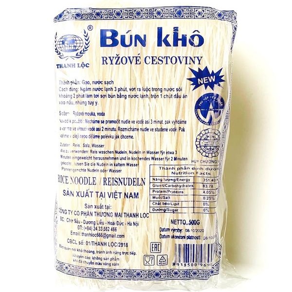 Rizstészta Cérnametélt 500g