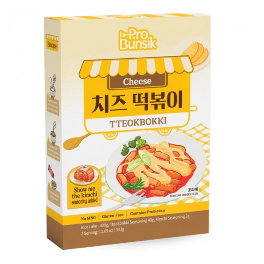 Pro Bunsik Instant Sajtos Tteokbokki (2 adag) 343g