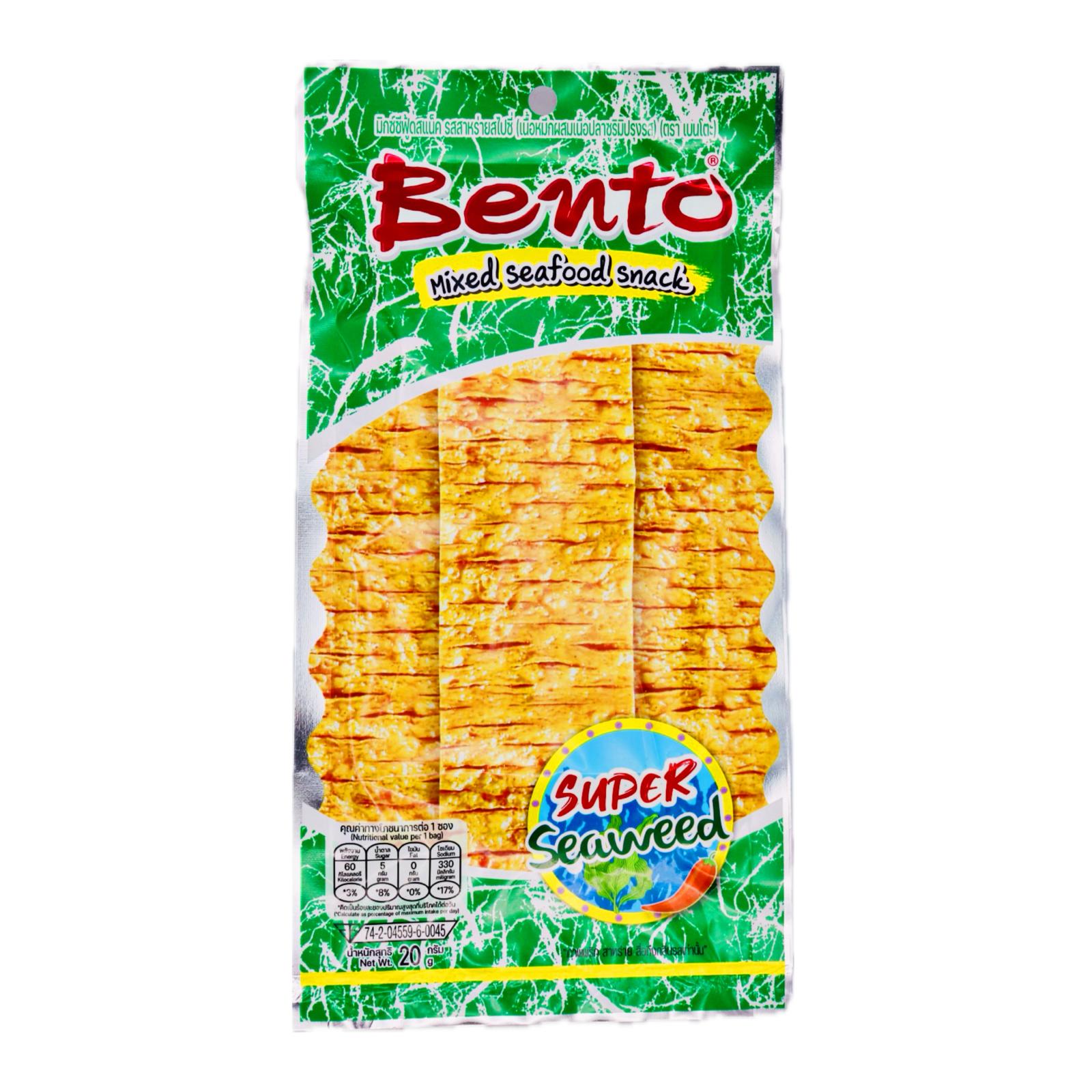 Bento Super Seaweed Tintahal Snack Mix 20g