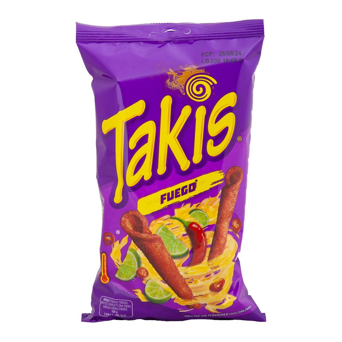 Takis Chili & Fuego Ízű Kukorica Snack 100g