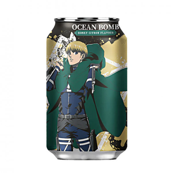 Ocean Bomb Attack on Titan Mézes Citromos Szénsavas Üdítő 330ml