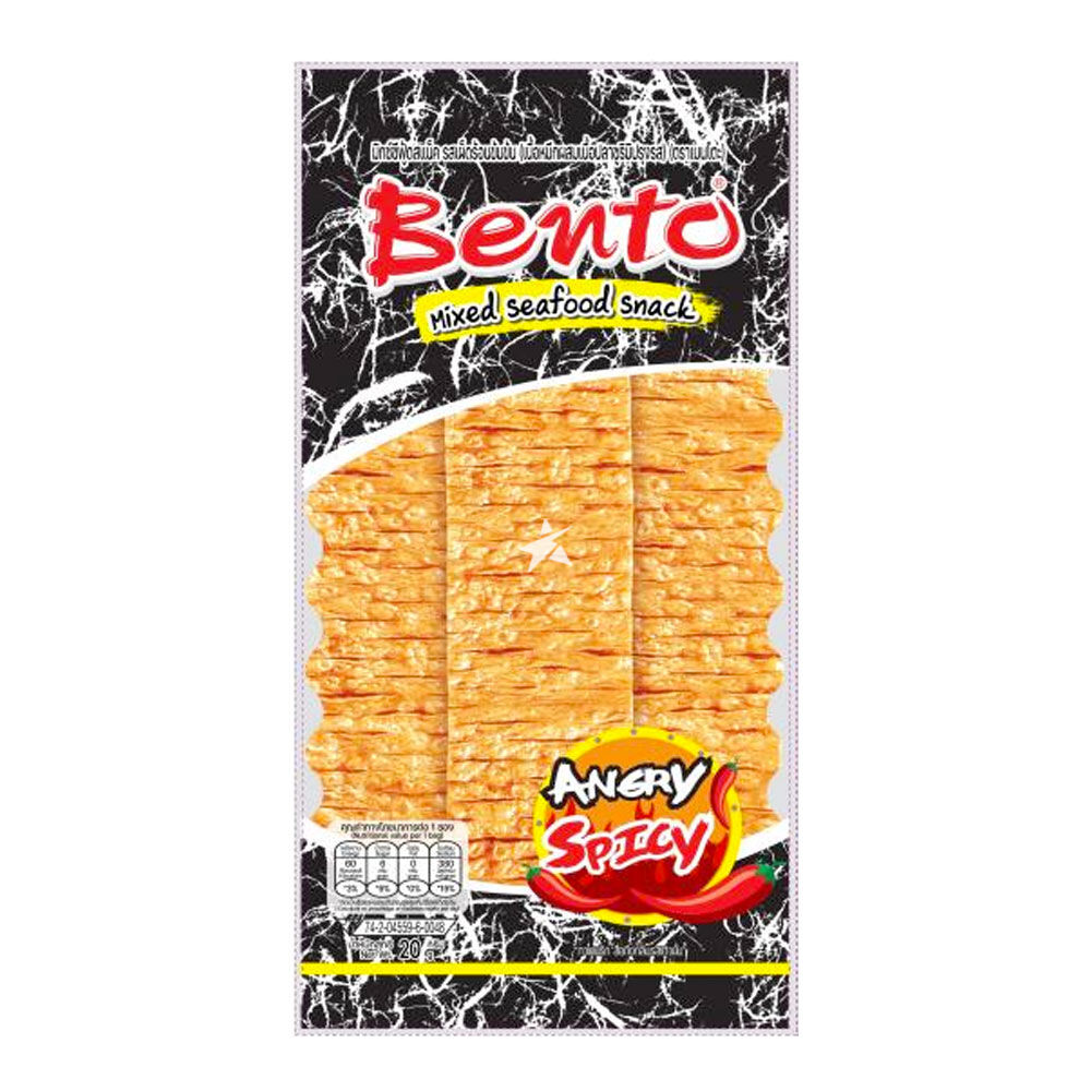 BENTO Csípős Tintahal Snack 20g