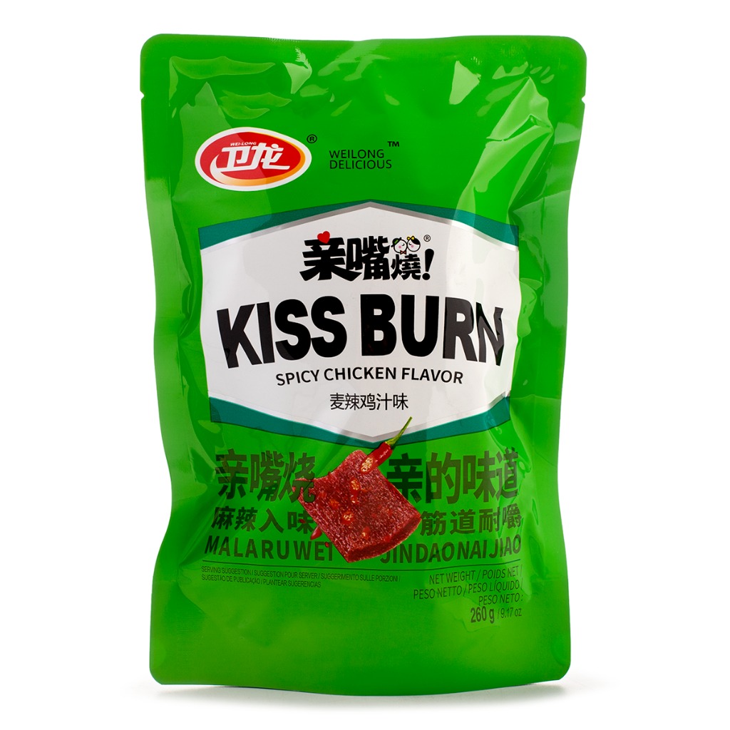 Weilong Kiss Burn Csípős Csirkés Tésztaszeletek 260g