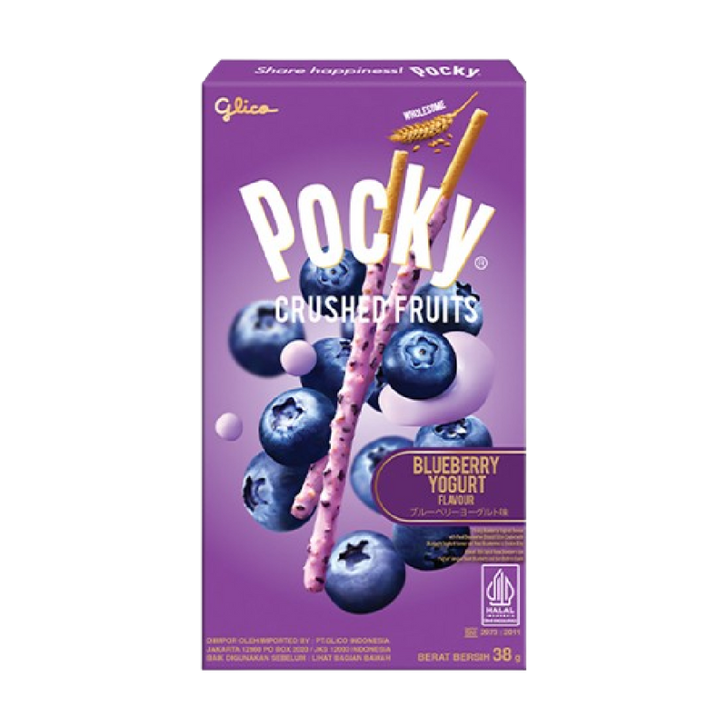 Glico Áfonyás Joghurtos Gyümölcsdarabos Pocky 38g