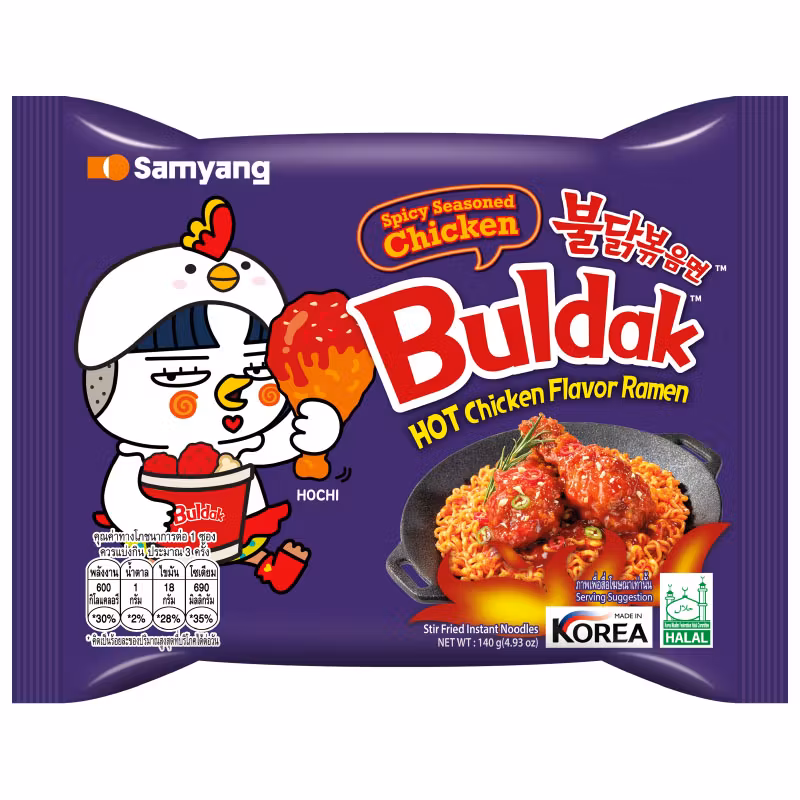 Samyang Csípős Fűszeres Csirkés Ramen Tészta140g