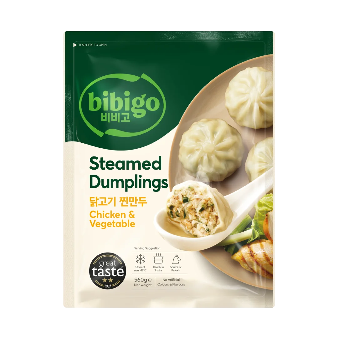 Bibigo Csirkehúsos és Zöldséges Párolt Gombócok 560g