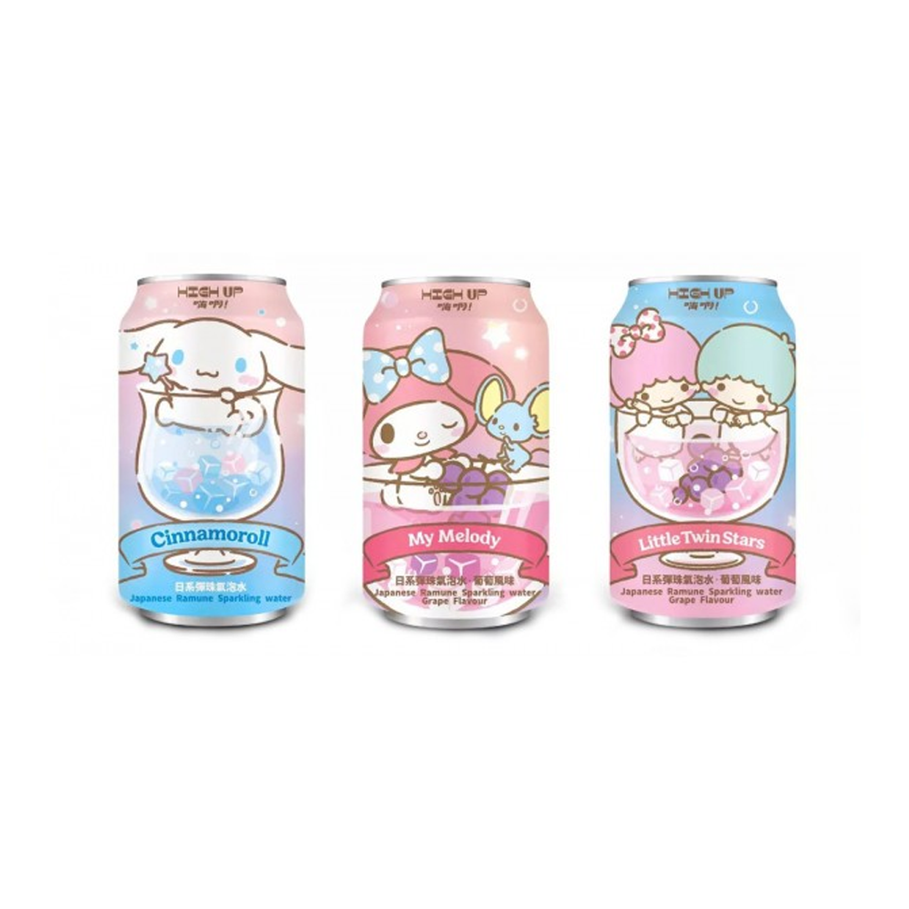High Up Ramune Sanrio Szőlős Szénsavas Ital 330ml