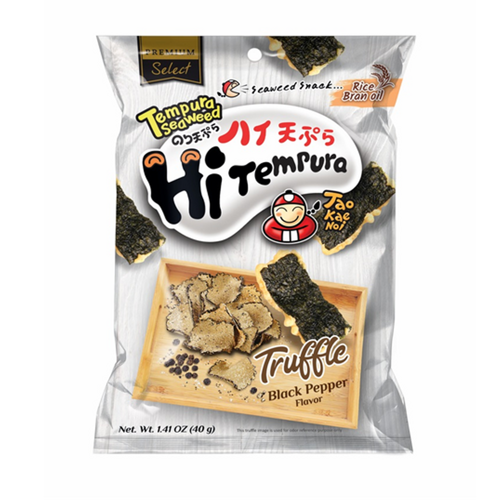 Tao Kae Noi Hi Tempura Feketeborsos Nori Snack 40g