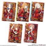 Bandai Gakuen Idolmaster Kártya Nápolyiszelettel 14g