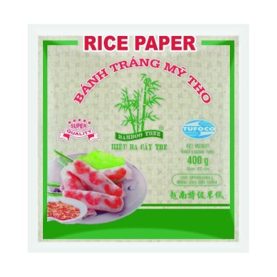 Bamboo Tree Négyzet Rizslapok Tavaszi Tekercshez 22cm 400g