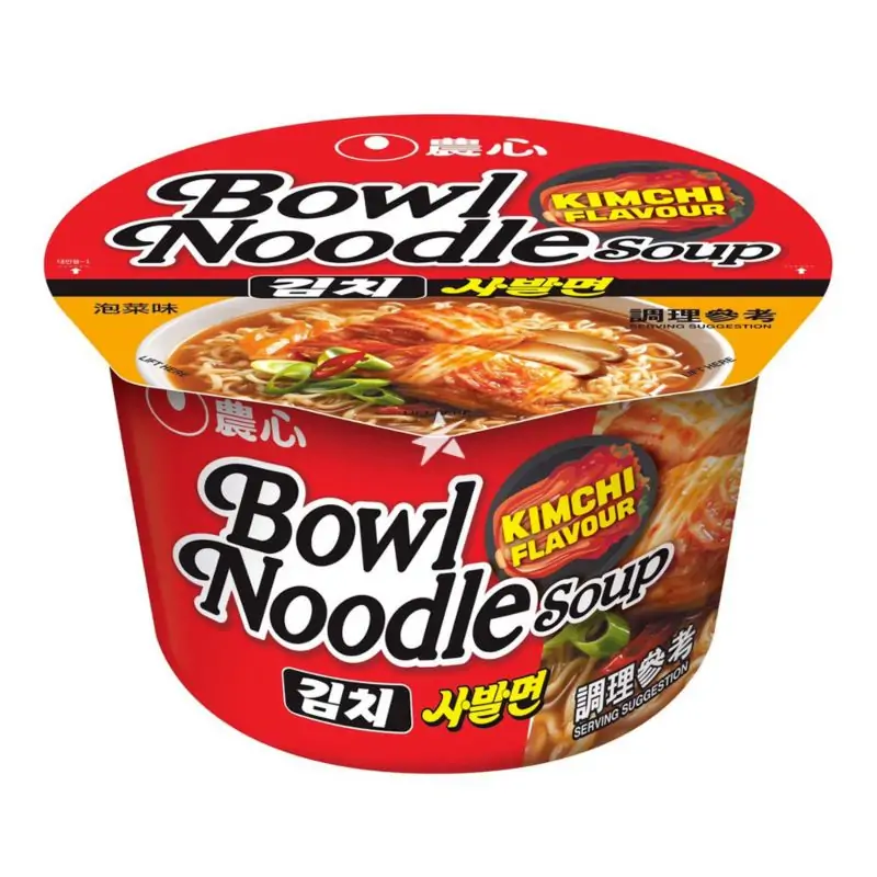 Nongshim Bowl Noodle Kimchis Tészta Tálban 100g
