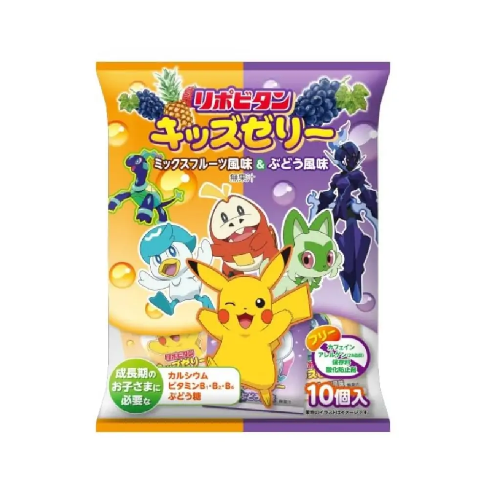 Taisho Lipovitan Kids Gyümölcsös és Szőlős Zselé Mix 160g