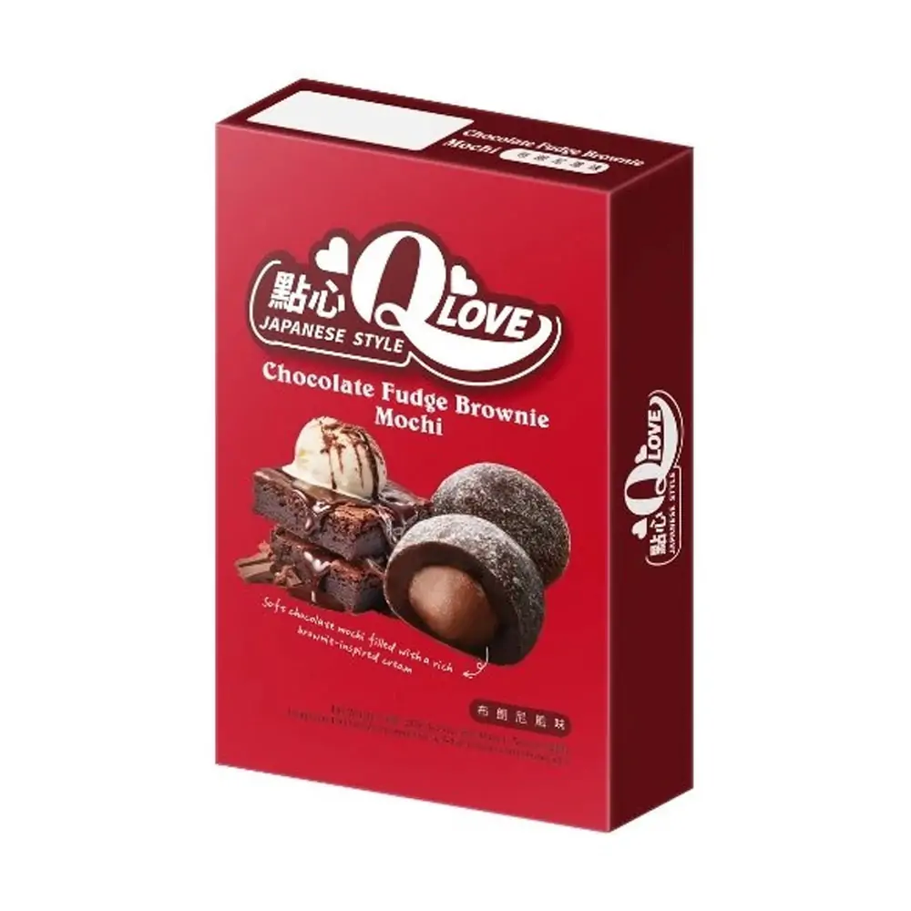 QLove Chocolate Fudge Brownie Deluxe Mochi 180g