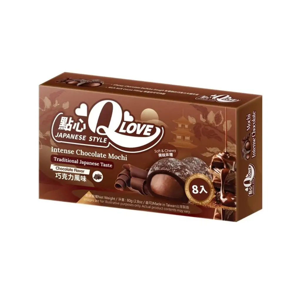 QLove Intenzív Csokoládés Mini Mochi 80g