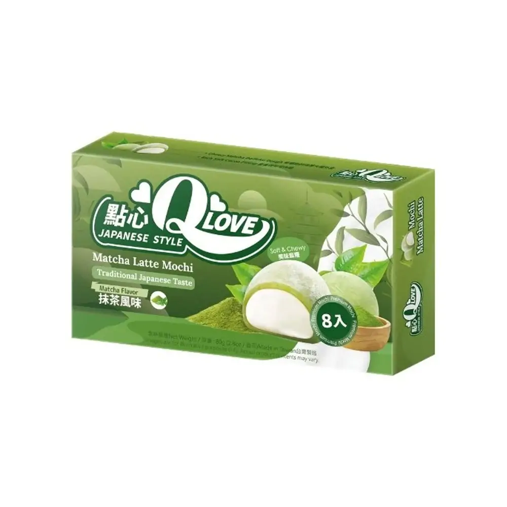 QLove Matcha Latte Mini Mochi 80g