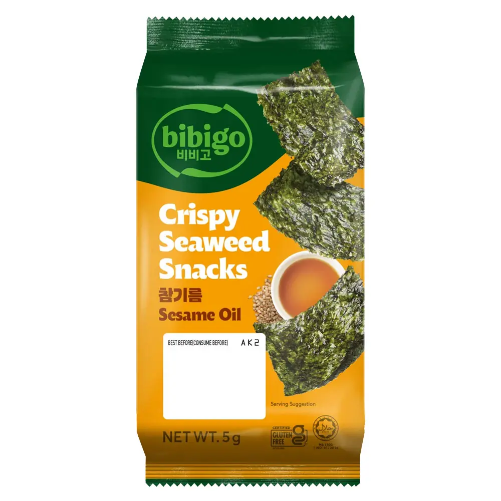 Bibigo Szezámos Ropogós Algasnack 5g