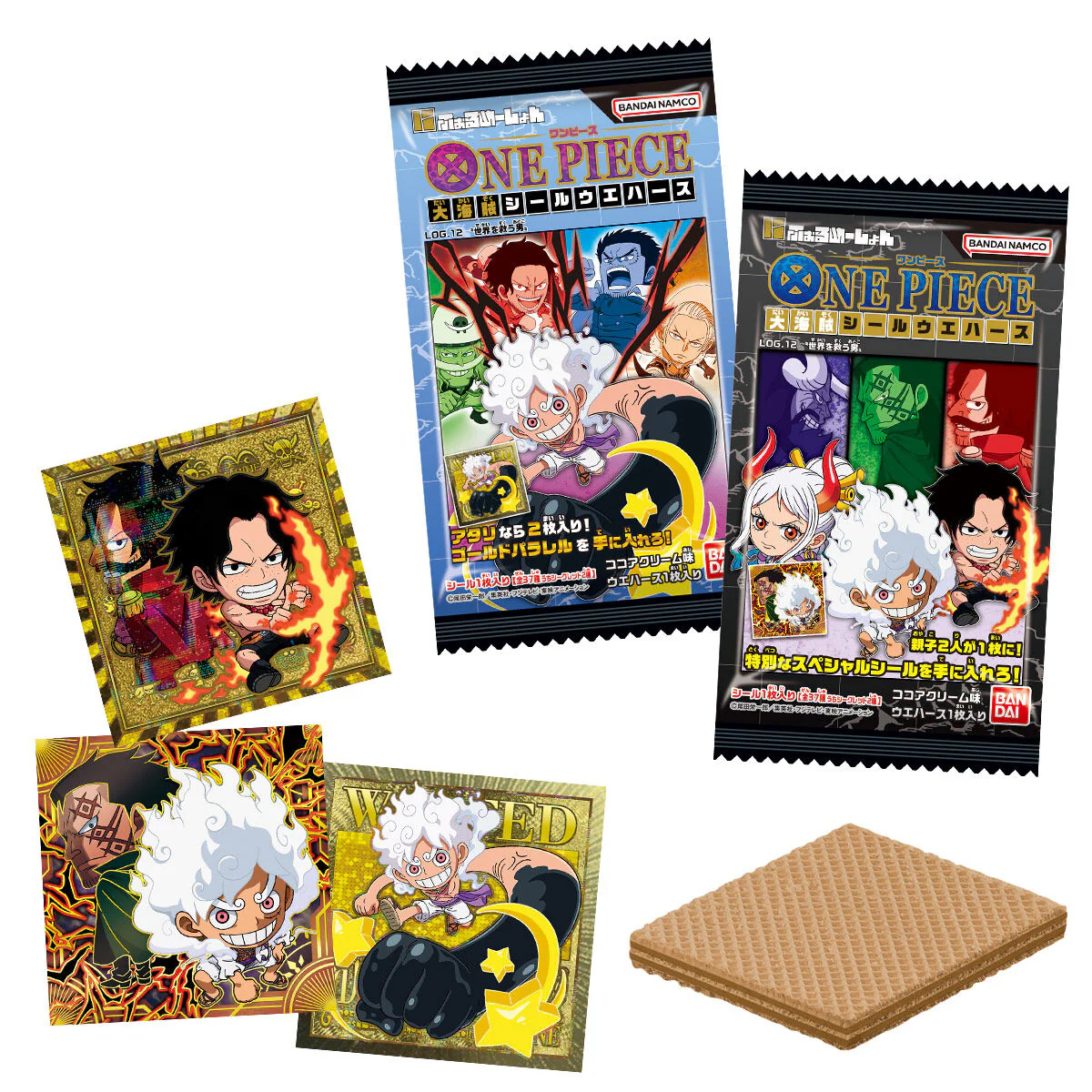 Bandai Niformation One Piece Seal 12 Nápolyiszelet Matricával 13g