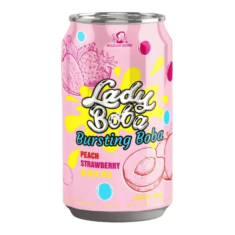 Lady Boba Barackos és Epres Bubble Tea 320ml