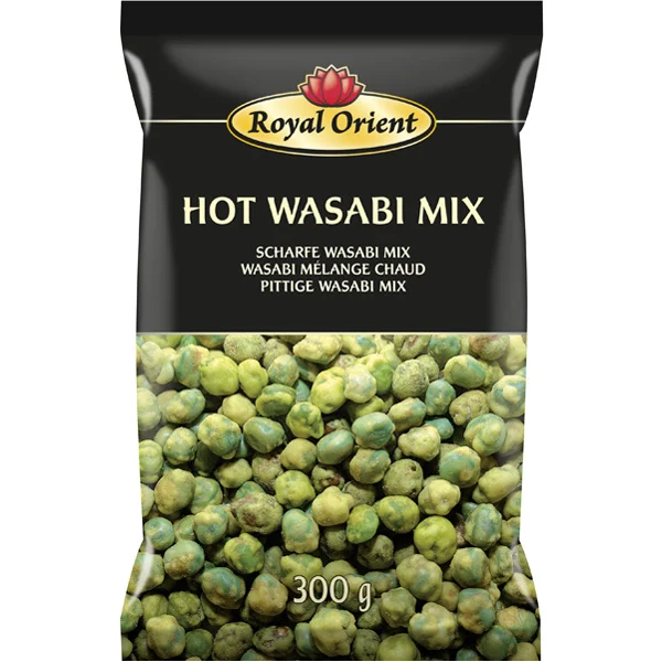 Royal Orient Wasabi ízű bevont földimogyoró és zöldborsó