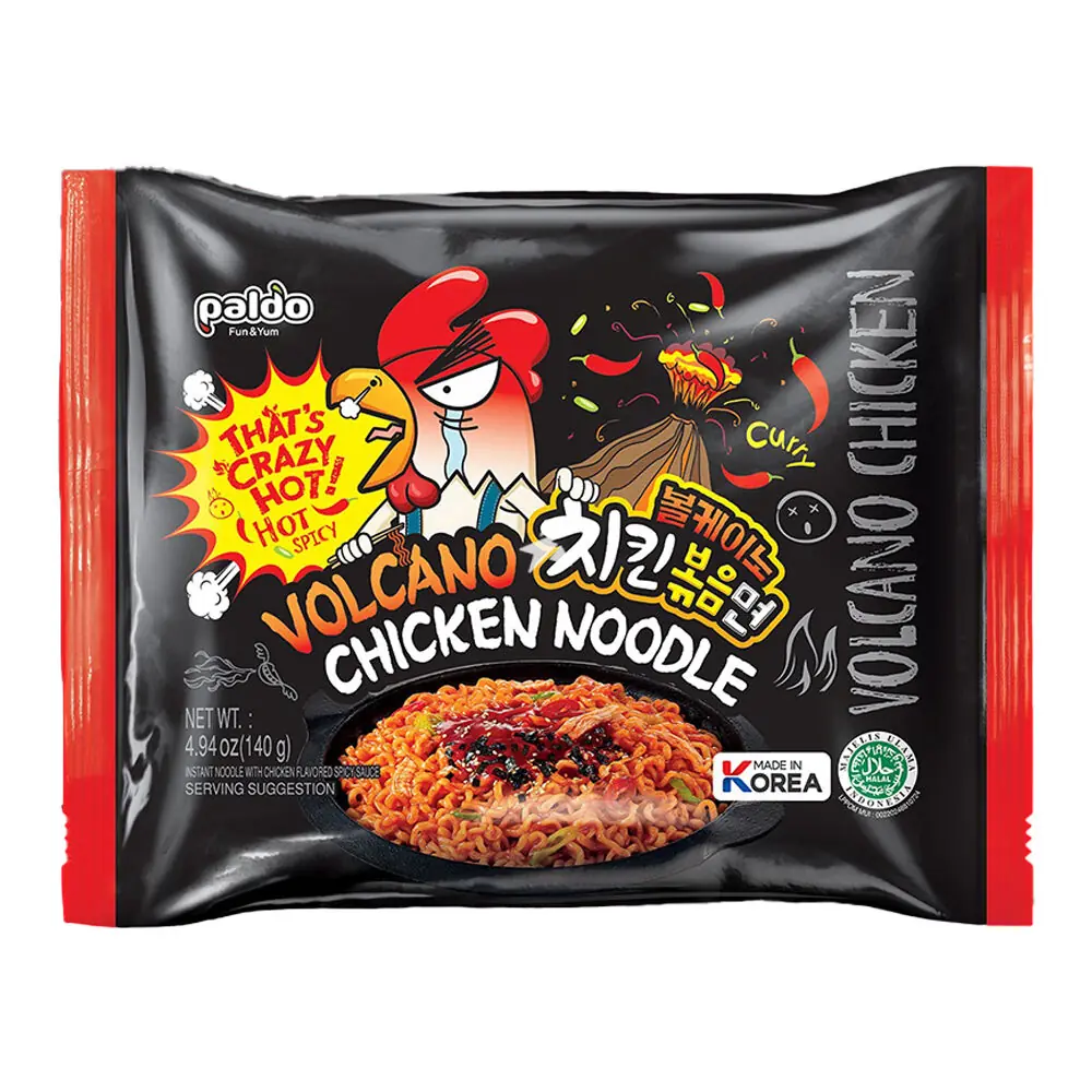 Paldo Volcano Chicken Csirkés Ramen Tésztaleves 140g
