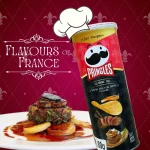 Pringles Classic M5 Steak és Libamáj ízű chips 80g