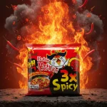Samyang Buldak 3x Csípős Csirke Sült Ramen 140g