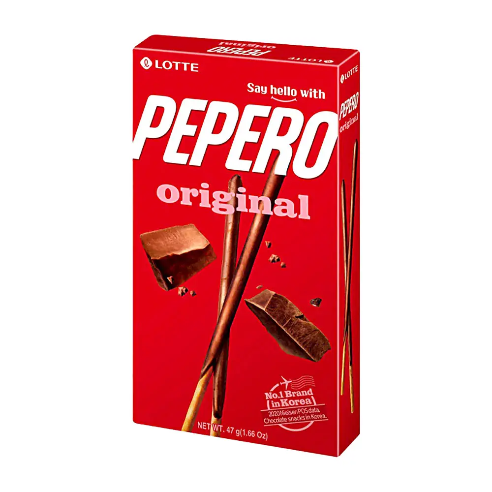 Lotte Pepero csokoládéval bevont ropi 47g