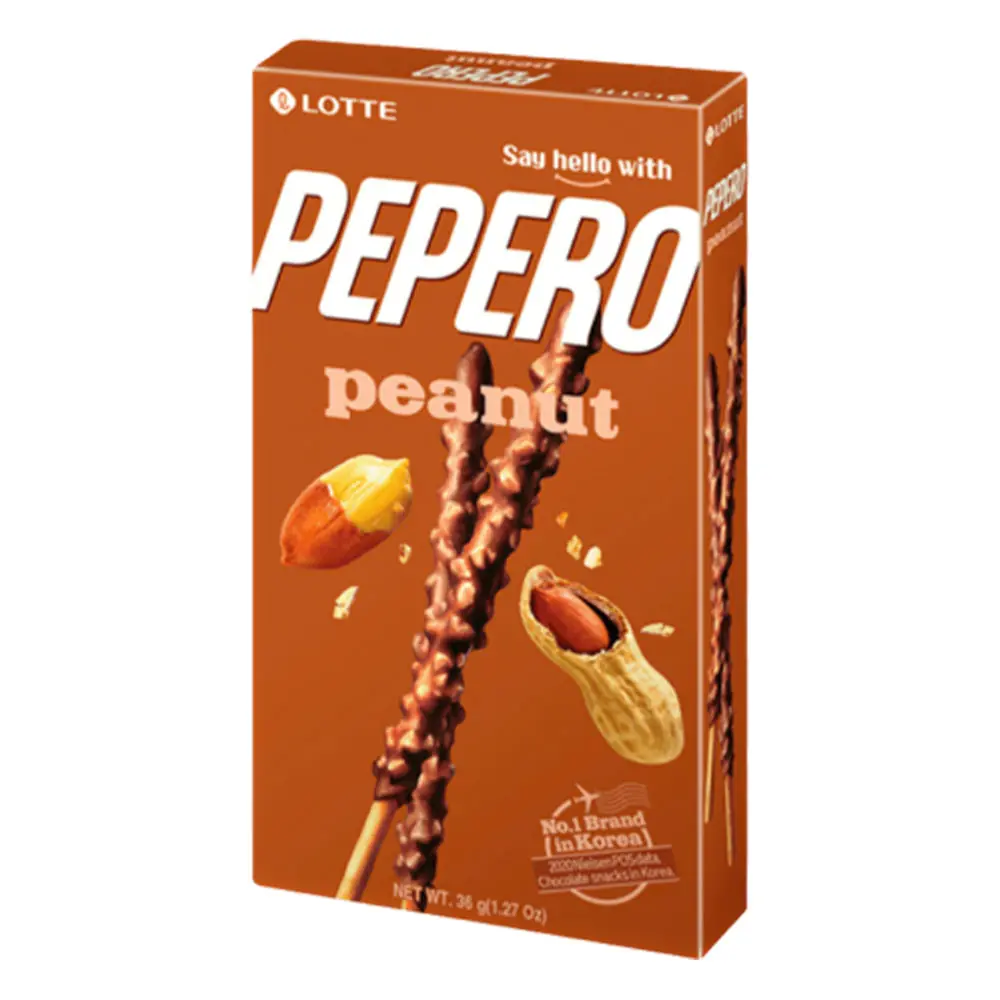 Lotte Pepero Mogyorós Csokis Ropi 36g