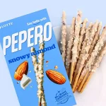 Lotte Pepero Snowy Mandulás Ropi 32g