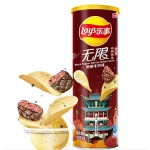 Lay's Feketeborsos Steak Ízű Chips 90g