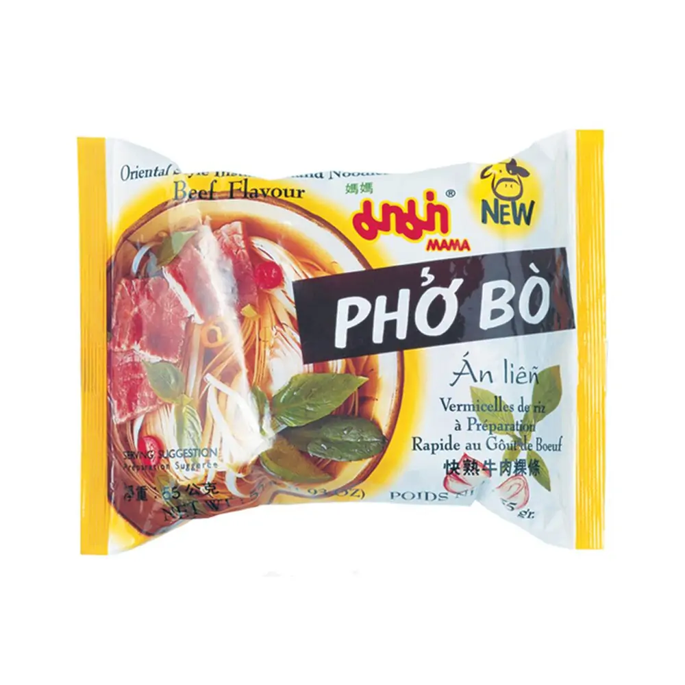 Mama Pho Bo Marhahúsos Instant Rizstészta Leves 55g