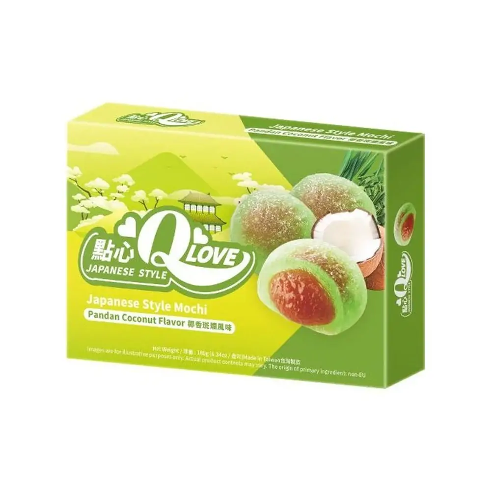 QLove Kókuszos Pandan Tradicionális Mochi