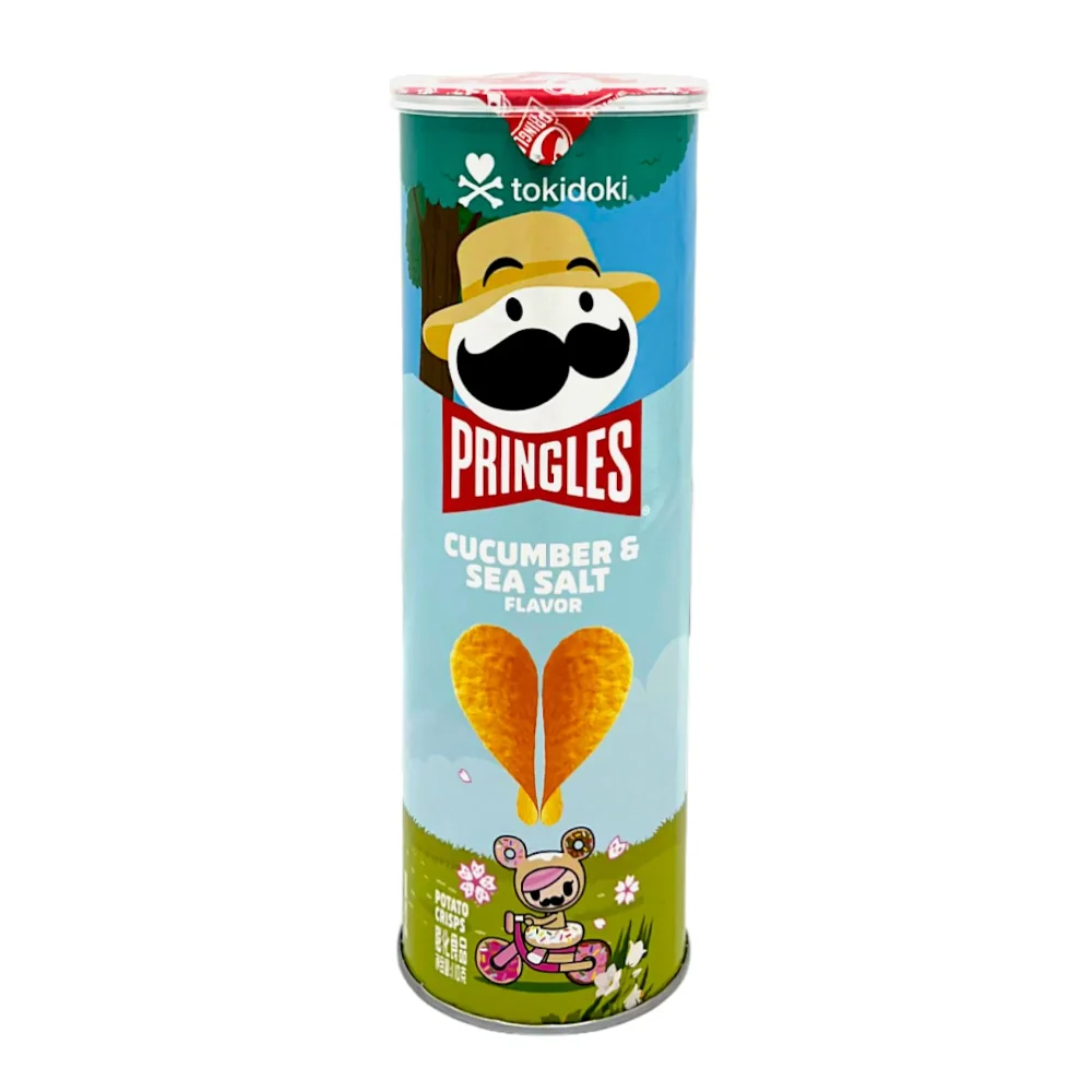 Pringles Uborka és Tengeri Só ízű chips 115g