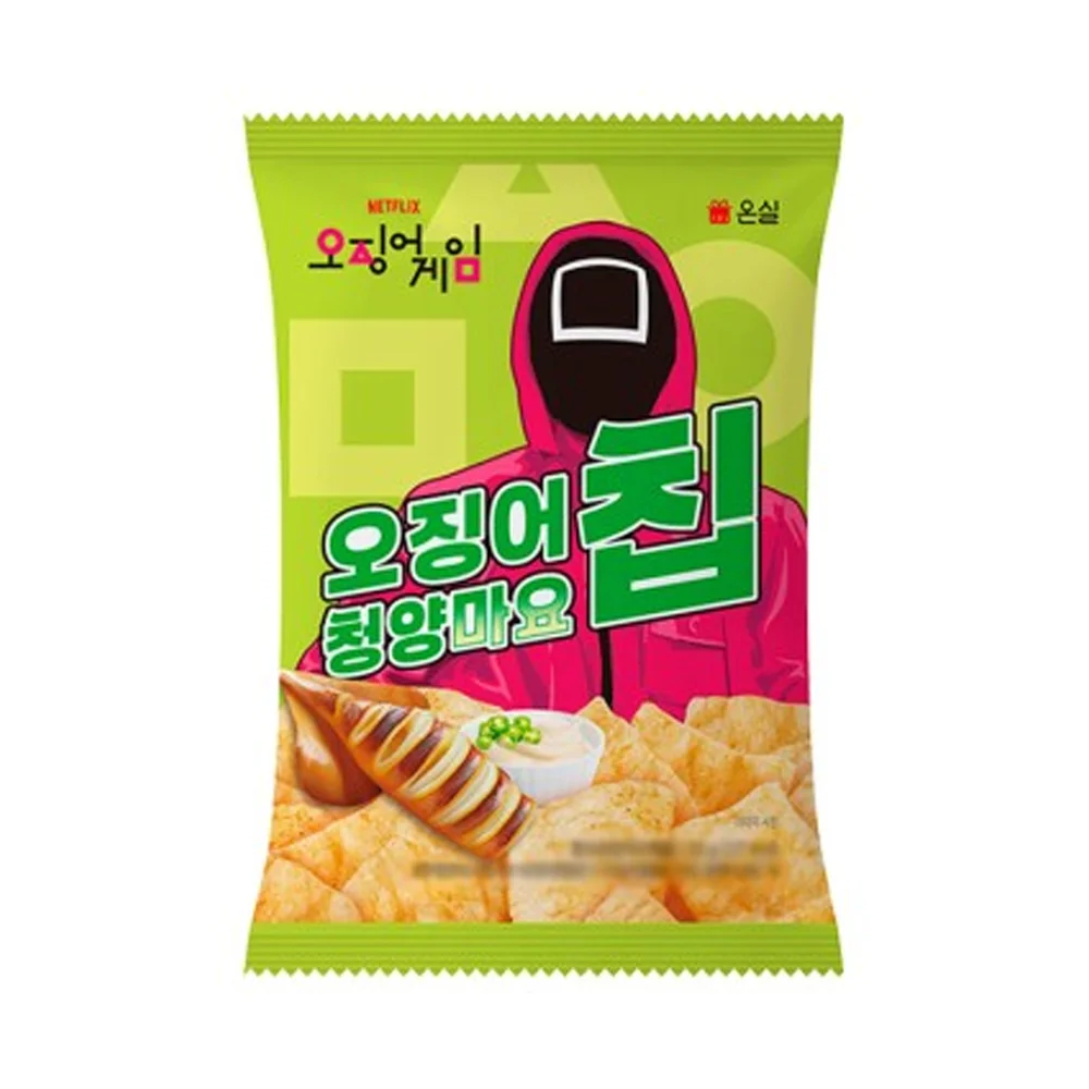 Netflix Squid Game Zöld Chili Majonézes Chips 50g